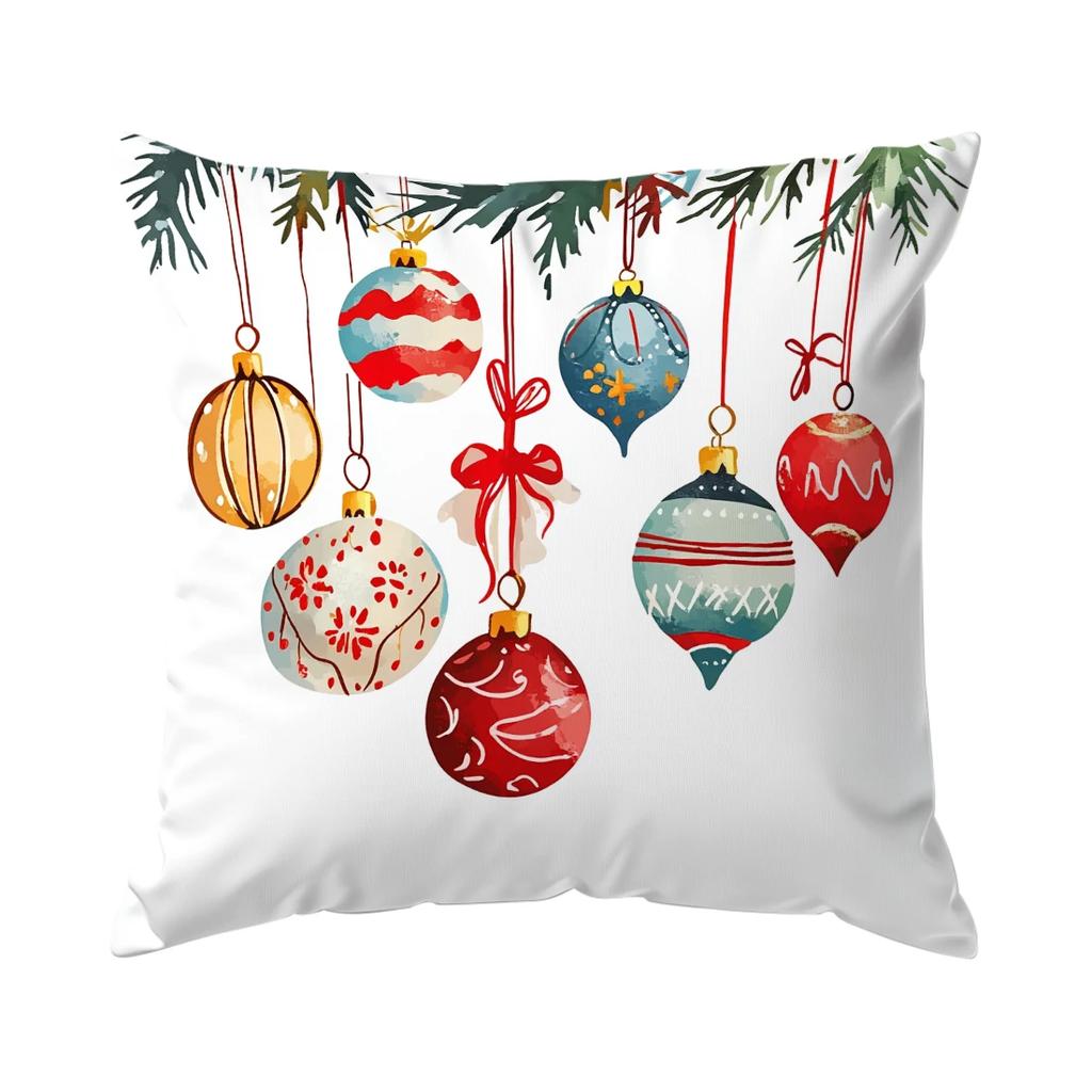 Christmas ball decoration Cushions Pillowcase Cushion Cover Throw Pillow Sofa Decoration Pillowcover Home Car Decor