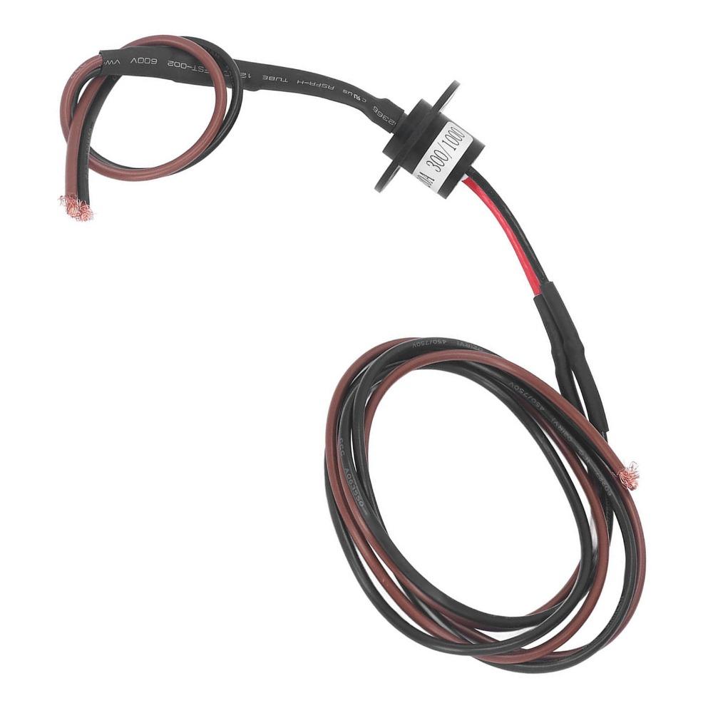 2 Road Conductive Ring Collector 20A Rotary Collector Ring Durable Electrical Slip Ring  Turntables