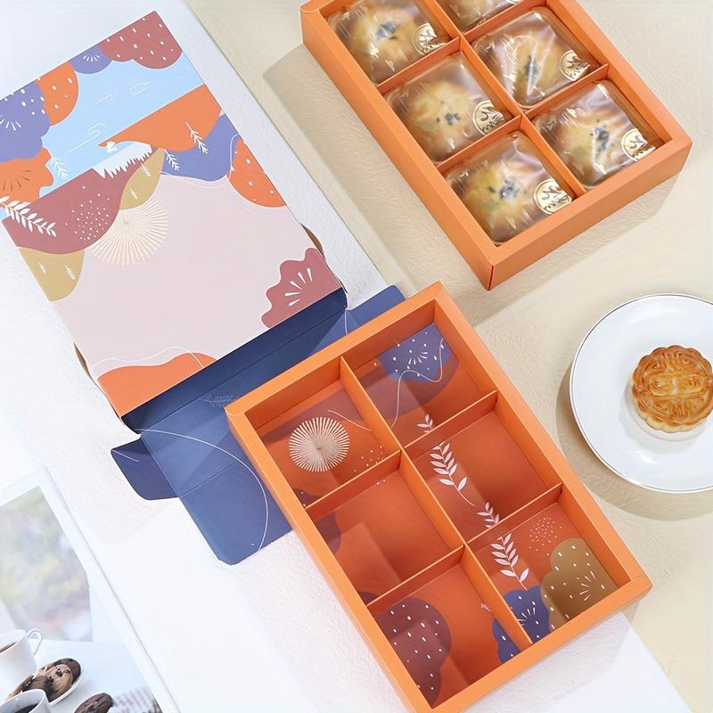 5 Sets of Portable Dessert Packaging Boxes Cake Boxes, Baking Packaging Boxes Suitable for Gifts, Handicrafts, Parties, Birthdays, Gift Boxes