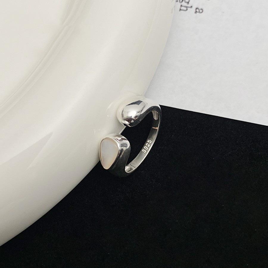 Adjustable Water Drop Ring: Fashionable, Stackable, Personalized Hip Hop Style for Women