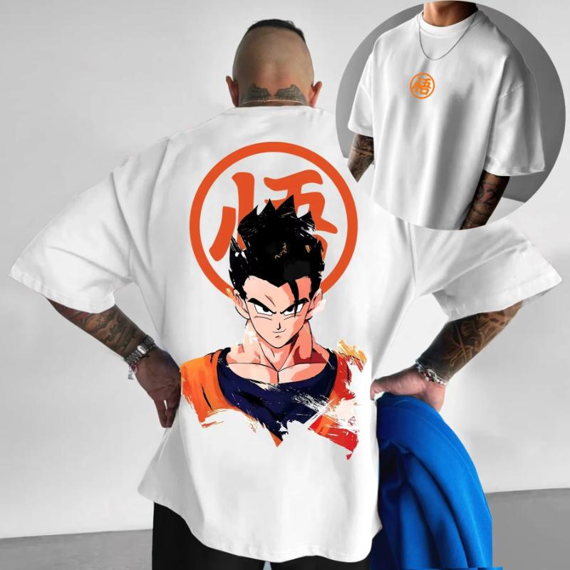 

2026 Summer Anime Dragon Ball Family Outfits Print One Piece Tshirts Dad Mom Kids Matching Highquality Trendy Breathable Tees S