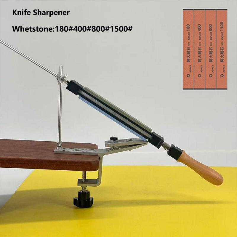 1pc Manual Fixed Angle Sharpener Rotatable Angle Adjustable For Sharpening Diamond Quick Cutting Edge Clamp Table Holder