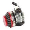 49cc 66cc 70cc 80cc Carburetor Kit Red Intake Manifold Pipe Racing Carburetor  Motorized Bicycle