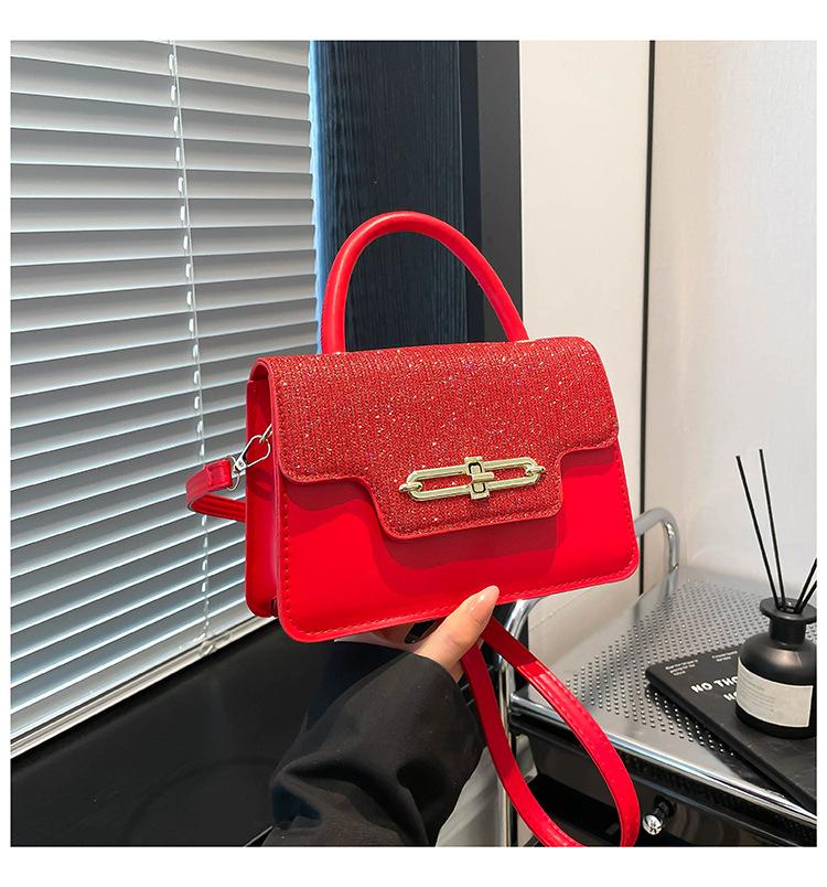 Tasche Damen 2025 Frühling und Sommer neue Mode einzelne Schulter Umhängetasche kleine quadratische Tasche ist dieses Jahr beliebt, hochwertige Damentasche Temperament