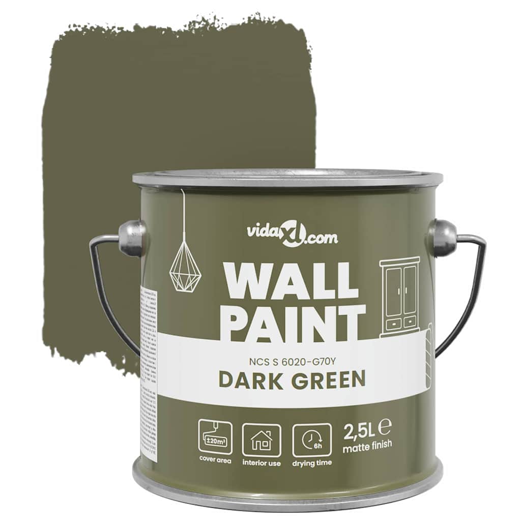 Wall Paint Green 2.5 L