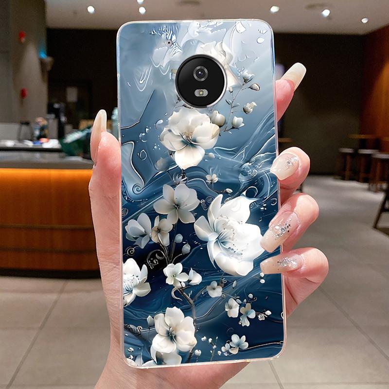 For Motorola Moto G5 Plus Case Clear Luxury Fashion Butterfly Flower Soft TPU Silicone Phone Cover for Motorola G5 Plus G5+ Case