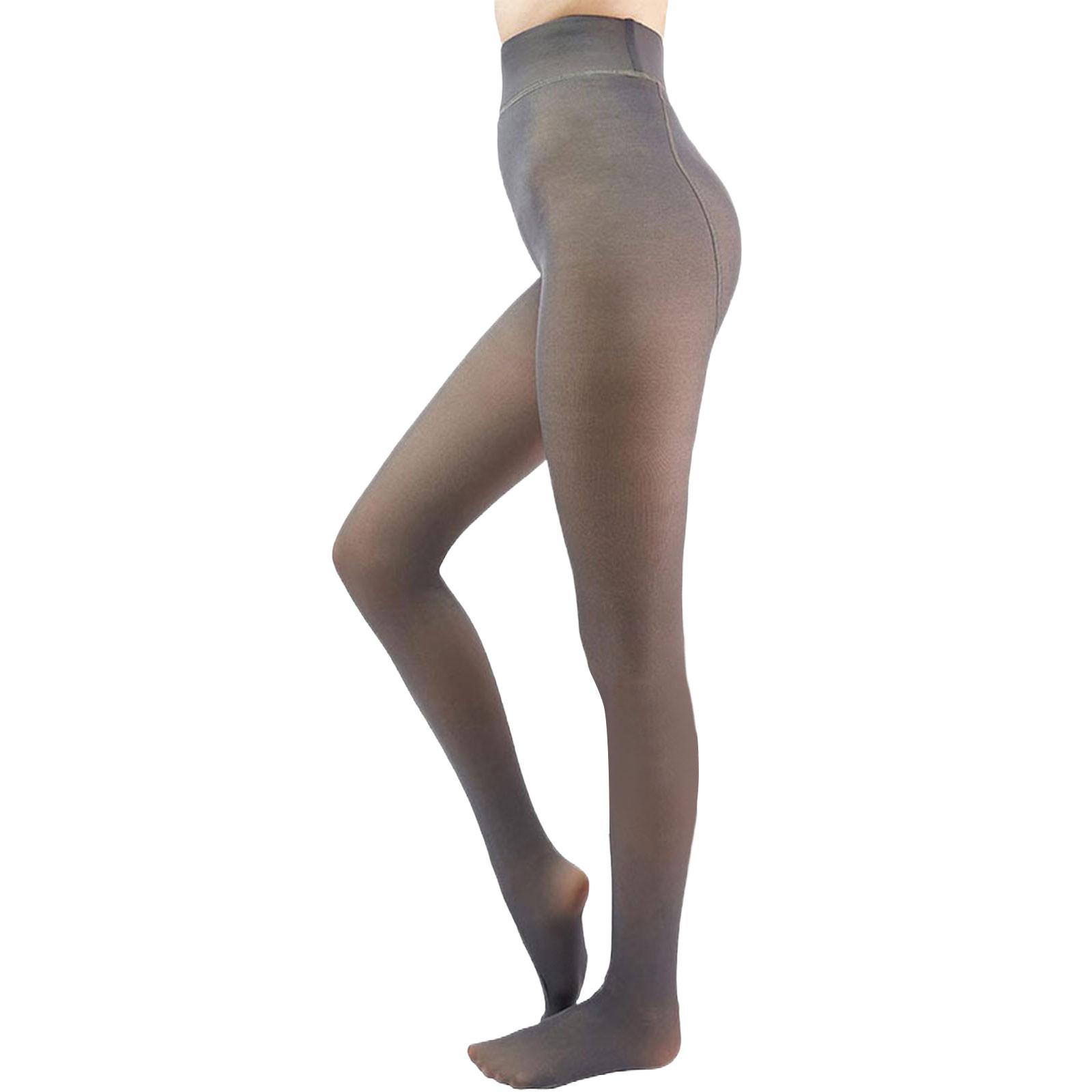 

Жіночі модні суцільні штани Верхні теплі колготки Нижні штани One Size