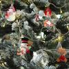 Transparent Acrylic Christmas Tree Baubles Hanging Ornaments Xmas DIY Crafts