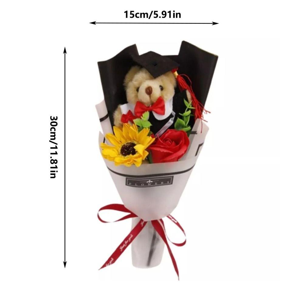 Maester Bär Bär Bouquet Plüschtier Cartoon Lieblicher Bär Neu Abschluss Bouquet Valentinstag