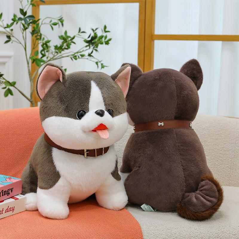 Dog Collar Cute Plush Toy Cartoon Doll Girls Children Birthday Festival Gift