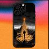 The Lord of the R-Rings Map Phone Case For iPhone 16,15,14,13,12,11,Pro,XS,Max,XR,Plus,SE,Mini Soft Black Cover