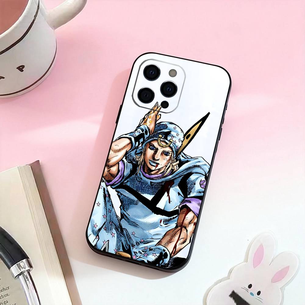 Johnny J-Joestar of the J-Jojo Phone Case For iPhone 17,16,15,14,13,12,11 Plus,Pro,Max,XS Silicone Soft Cover