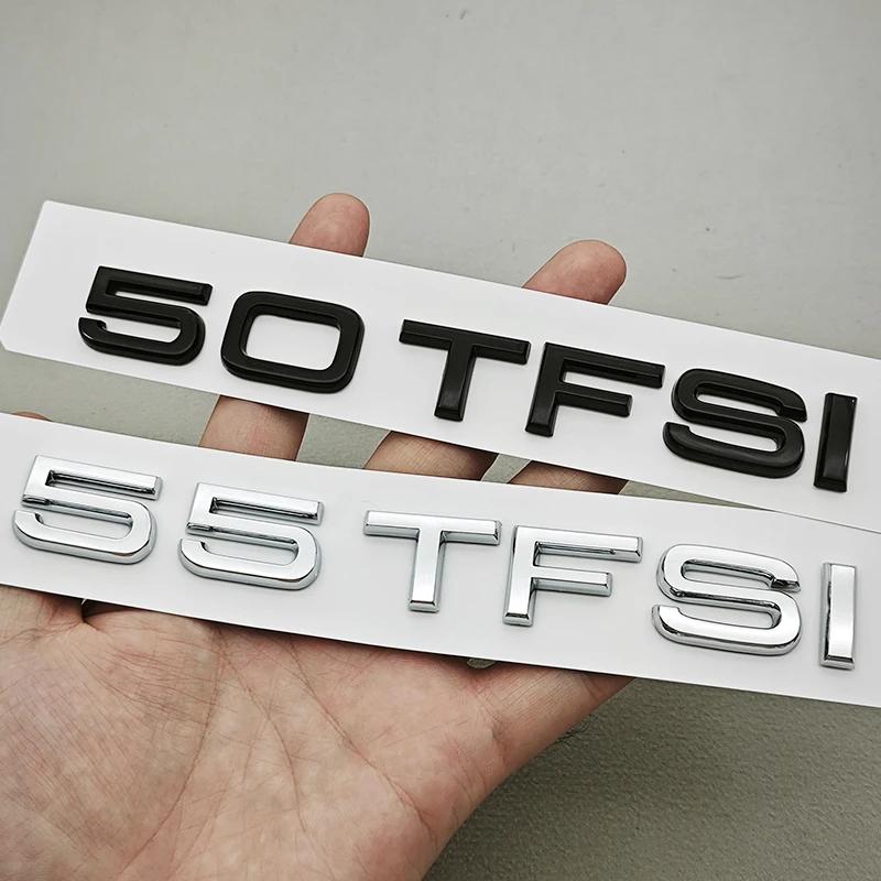2026 Caldo Per Audi A6 A7 A8 Q7 Q8 Horch Accessori Esterni Lettere Auto Logo Cromato Nero ABS 50 TFSI 55 TFSI Emblema Badge Portellone Posteriore