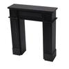 [J]1Pcs Dollhouse Miniature European-style Home Living Room Cabinets American Retro Storage Fireplace Background Decor Furniture
