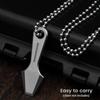 Durable Mini Pry Bar Titanium Zinc Zinc Alloy Small Tools Hexagon Wrench Keychain Pendant  Outdoor Multitool