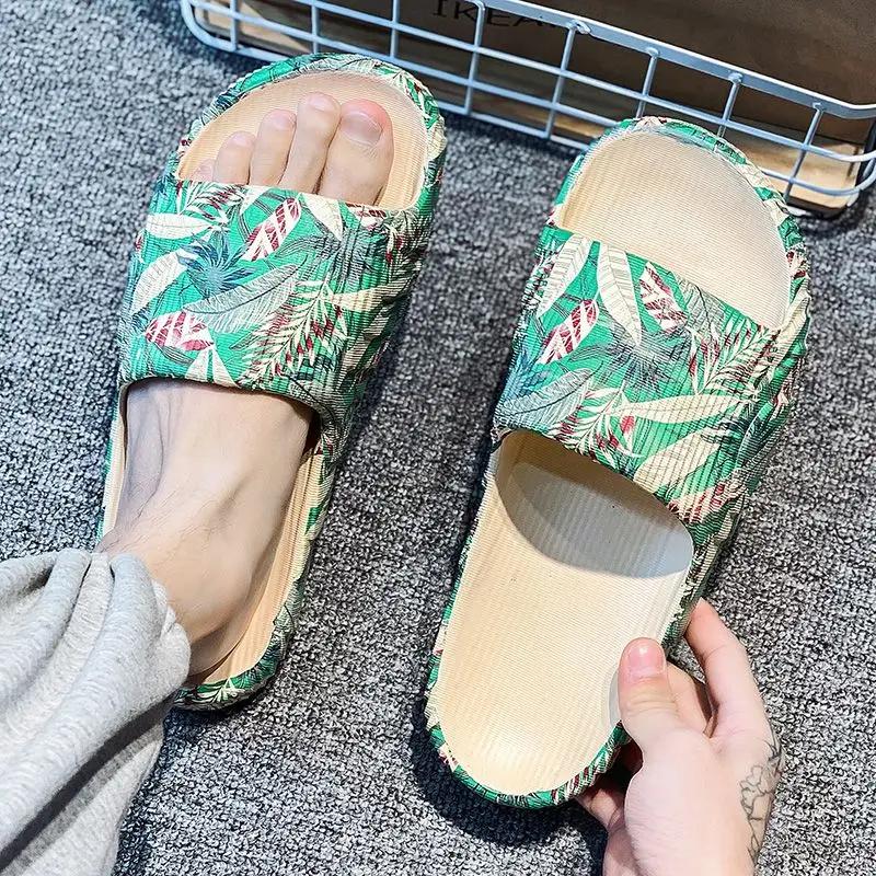 Male Slipper Platform Flat Soft Slides Sabot Rubber Men's Shoe Mascullino Summer Sale Adult 2025 Original Y2k Clappers