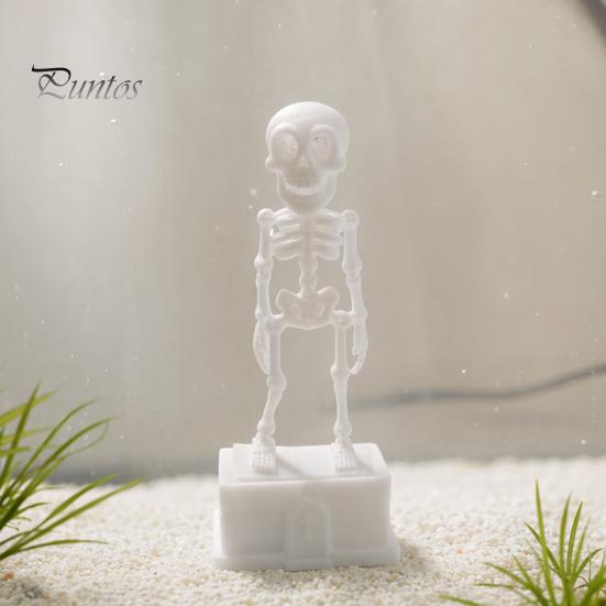 Decorazione Acquario Gamberetti Scheletro Danzante Aeratore Acquario, Ornamento Dinamico Alimentato ad Aria, Divertente Aeratore Decorazione con Giunto Flessibile con Tubo da 1m e Ventosa
