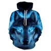 Herbst/Winter 2019 Herren- und Damenmode 3D-Hoodie süßer Panda Galaxie Weltraum bedruckte Mütze Sweatshirt Pullover