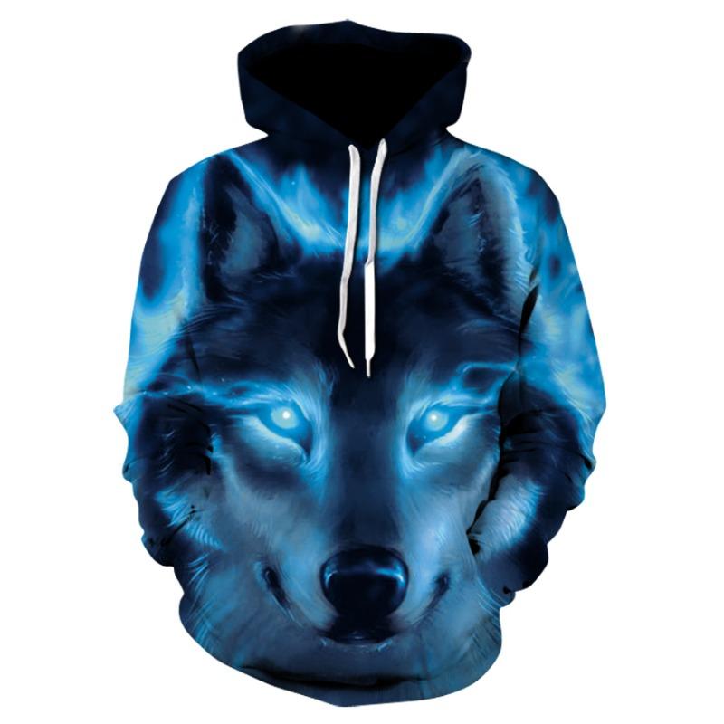Herbst/Winter 2019 Herren- und Damenmode 3D-Hoodie süßer Panda Galaxie Weltraum bedruckte Mütze Sweatshirt Pullover