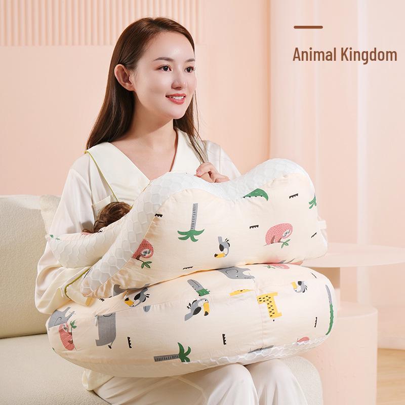 Multi-functional Nursing Pillow for Pregnant & New Mothers - Relieves Hand Fatigue, Supports Breastfeeding & Postpartum Comfort
