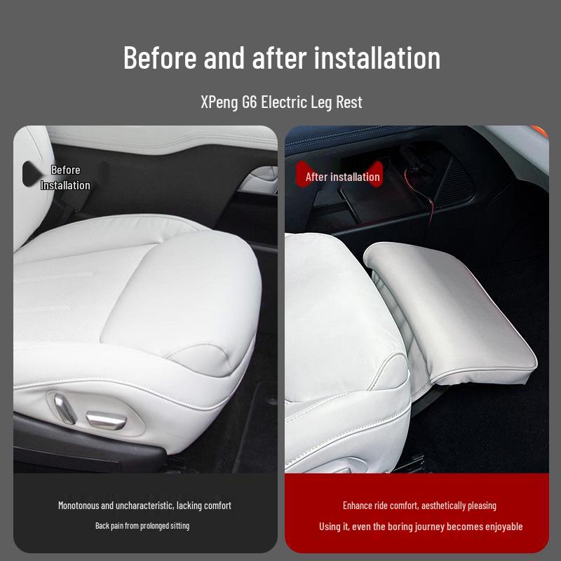 Electric Leg Rest Accessories for Xiaopeng G6/G9 Queen Passenger Seat Modification