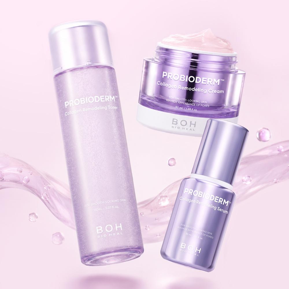 Biohealbo Collagène 3 étapes Cadeau Biohealbo Probioderm Collagène Remodelage Soins de la peau