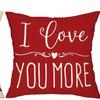 1pc Red Christmas Cushion Cover Dwarf Printed Washable Durable Cover 2025 New Home Ornament Xmas New Year Christmas Decoration