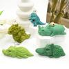 3D Fierce Dinosaur Animal Silicone Candle Mold DIY Rhinoceros Lying Crocodile Shapes Candles Gypsum Home Decor Gift