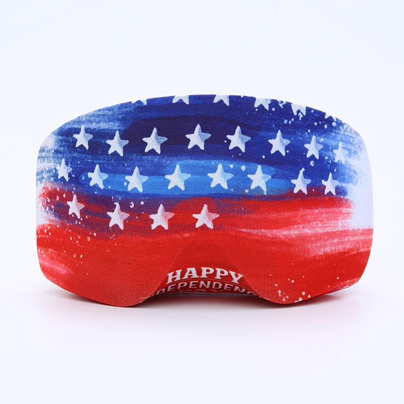 Ski and snowboard goggles protective case, portable storage, spherical snow goggles, anti-scratch lens cloth/Ski goggles cover