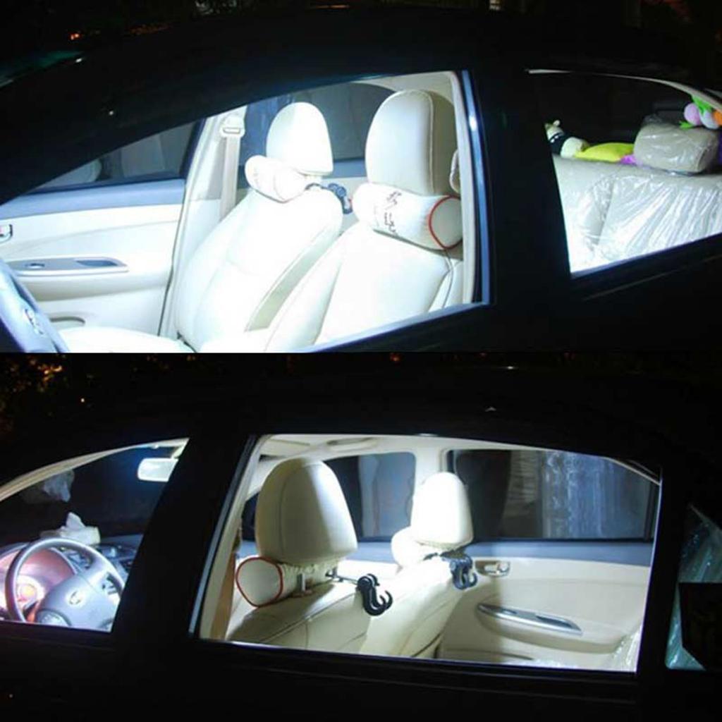 4pcs LED Car Interior Dome Lamp Highlight Without Dazzling Car Reading Light for Replacement of Tail Light Backup Lights