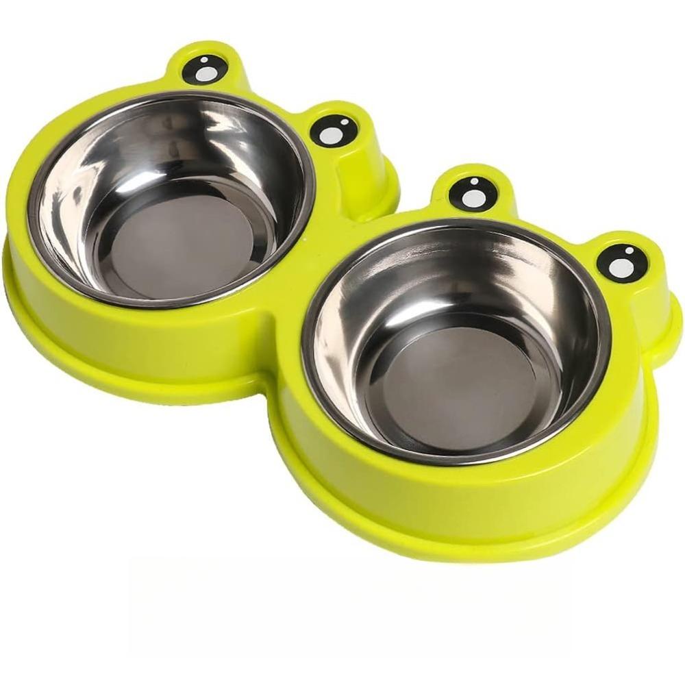 

Кошачьи миски из нержавеющей стали премиум класса с нескользящей нержавеющей сталью, симпатичные моделирующие корм для домашних животных, вода для кормления кошек