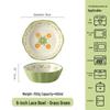 ZISIZ Scalloped Ceramic Bowl - Air Fryer & Salad