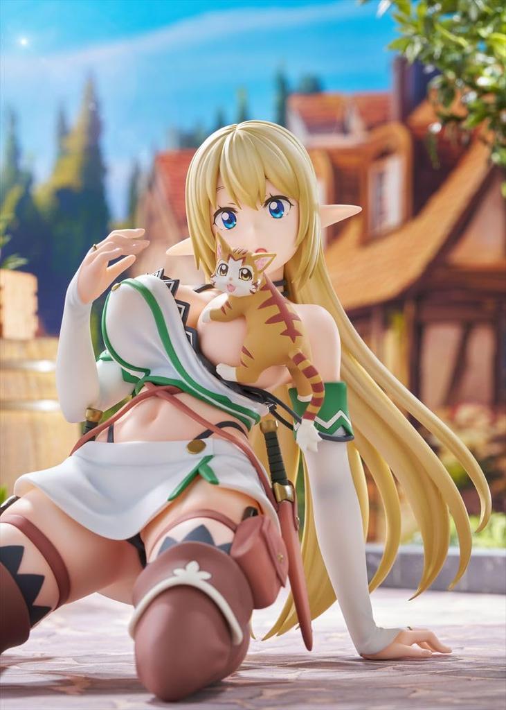 Alice an a ma scambiata per un gatto e vive come il cavaliere di un elfo circa Figura finita dipinta in PVC ABS Scintillio, mostro di rango S, Behemoth,