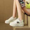 Women's Thick-Soled Sneakers  Summer New Platform Platform Height Increasing Shoes Female Student Casual XINGX White Shoes for Women