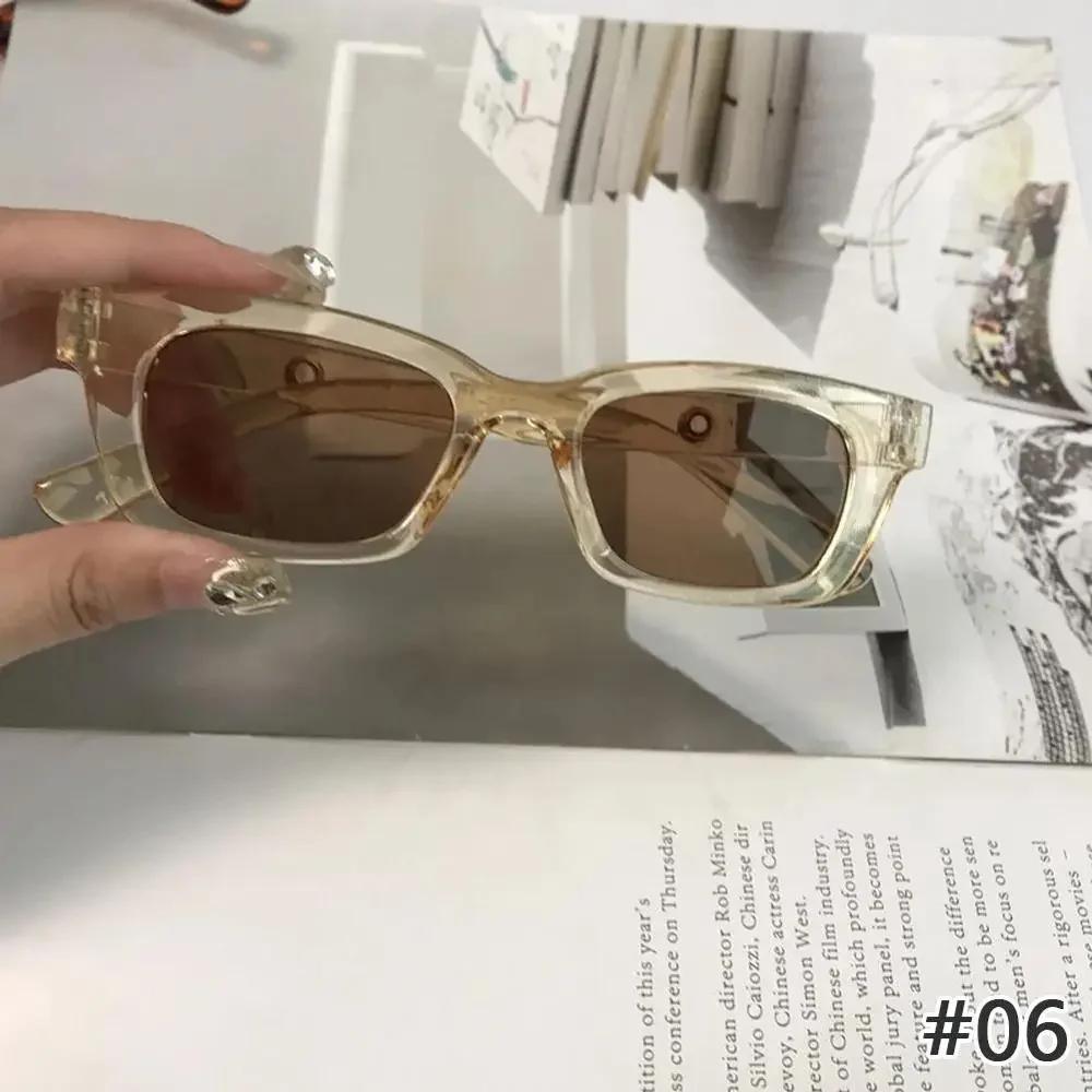 New Style Retro Style Small Square Sun Glasses for Women's Vintage Style Trendy y2k Sun Eyeglasses Brand Designer Luxury Design Eyewear for Male