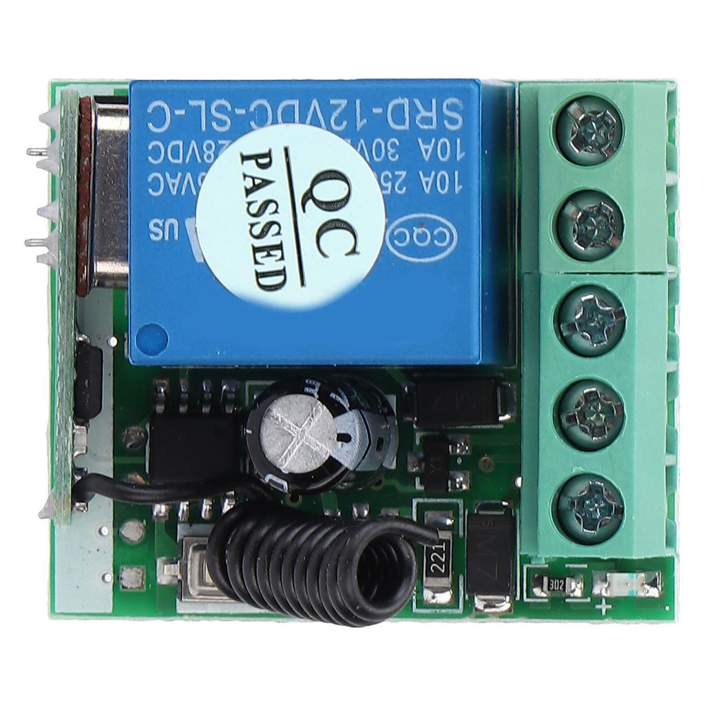 AKRKO1SY DC 12V Remote Control Switch One Channel Remote Control Relay for Electric Door Window Signal Control