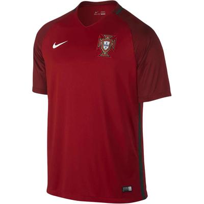 Portugália Hazai V-nyakú Raglán Rövid ujjú Foci Mez Férfi Felsők Fitness-Piros Mély-Gránátalma-Piros Fehér 724620-687