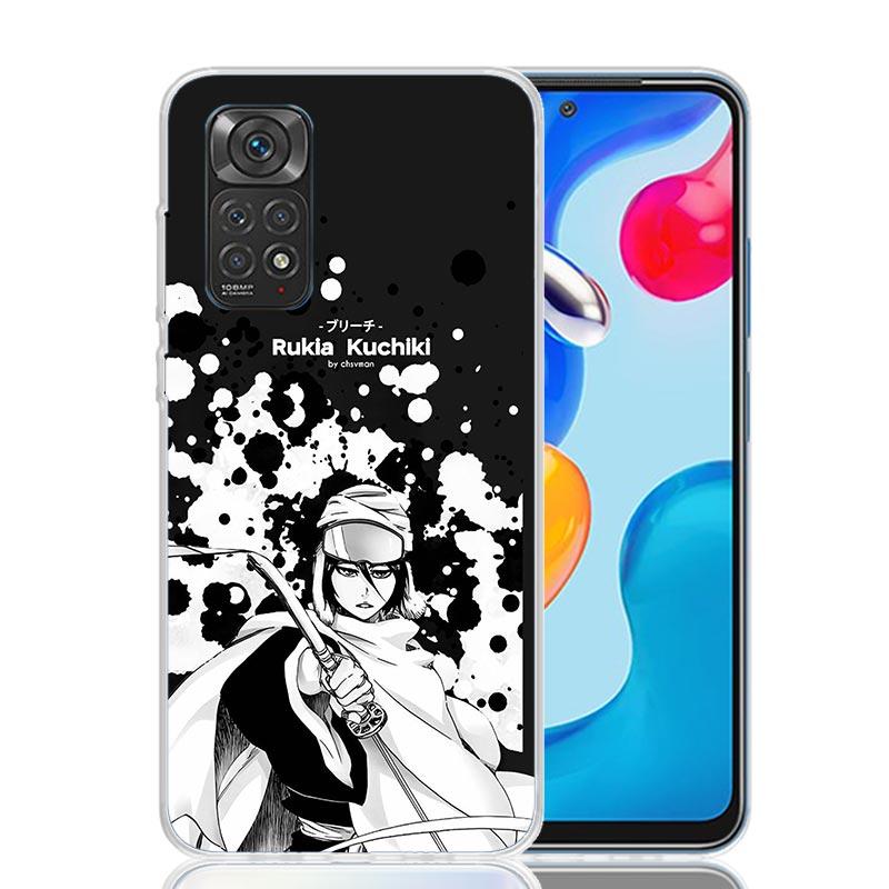 Bleach Kuchiki Rukia Phone Case For Xiaomi Redmi Note 15 14 13 12S 12 Pro Plus 11S 11E 11 11T 10S 10 Art Soft Pattern Cover Redm