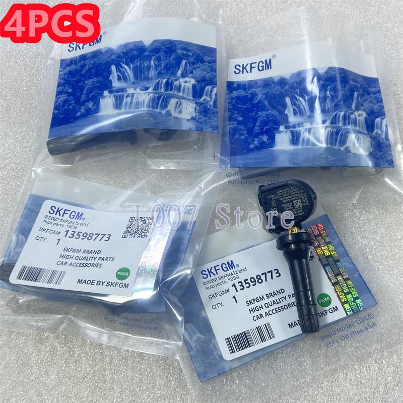 4PCS Tire Pressure Sensor For Chevrolet Aveo Malibu Cadillac CT6 SRX Opel Antara Mokka TPMS 433MHZ 13598773 13516165 13589601