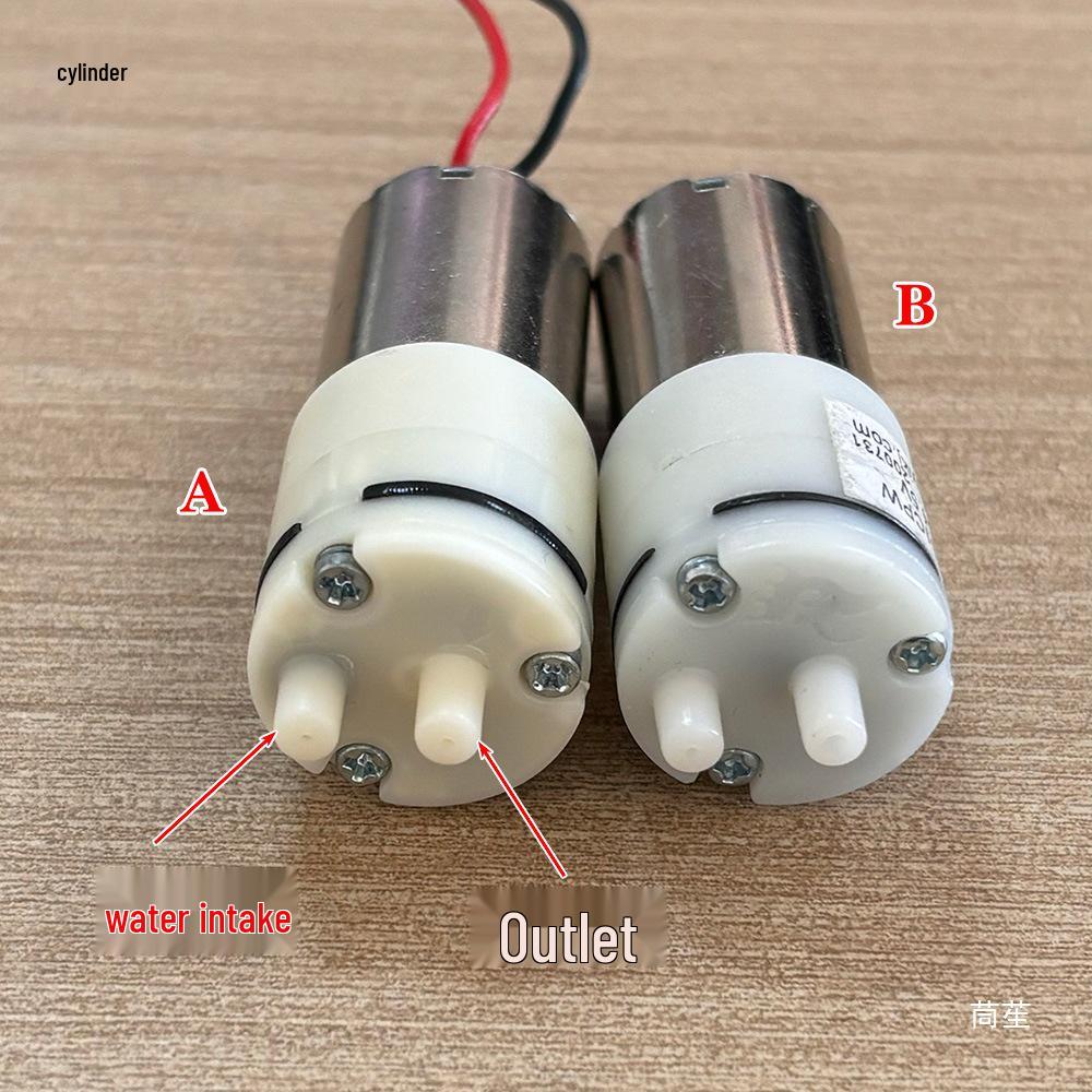 130 Round DC Water Pump: 3V-5V Mini Self-Priming Diaphragm Pump for Laboratory Use