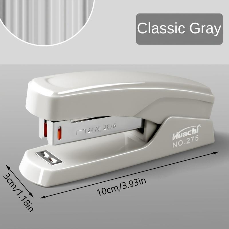 1pc Stapler, Model No. 275 - Sleek Black & Red, Labor-saving, Portable Design, Compatible With Standard Staples