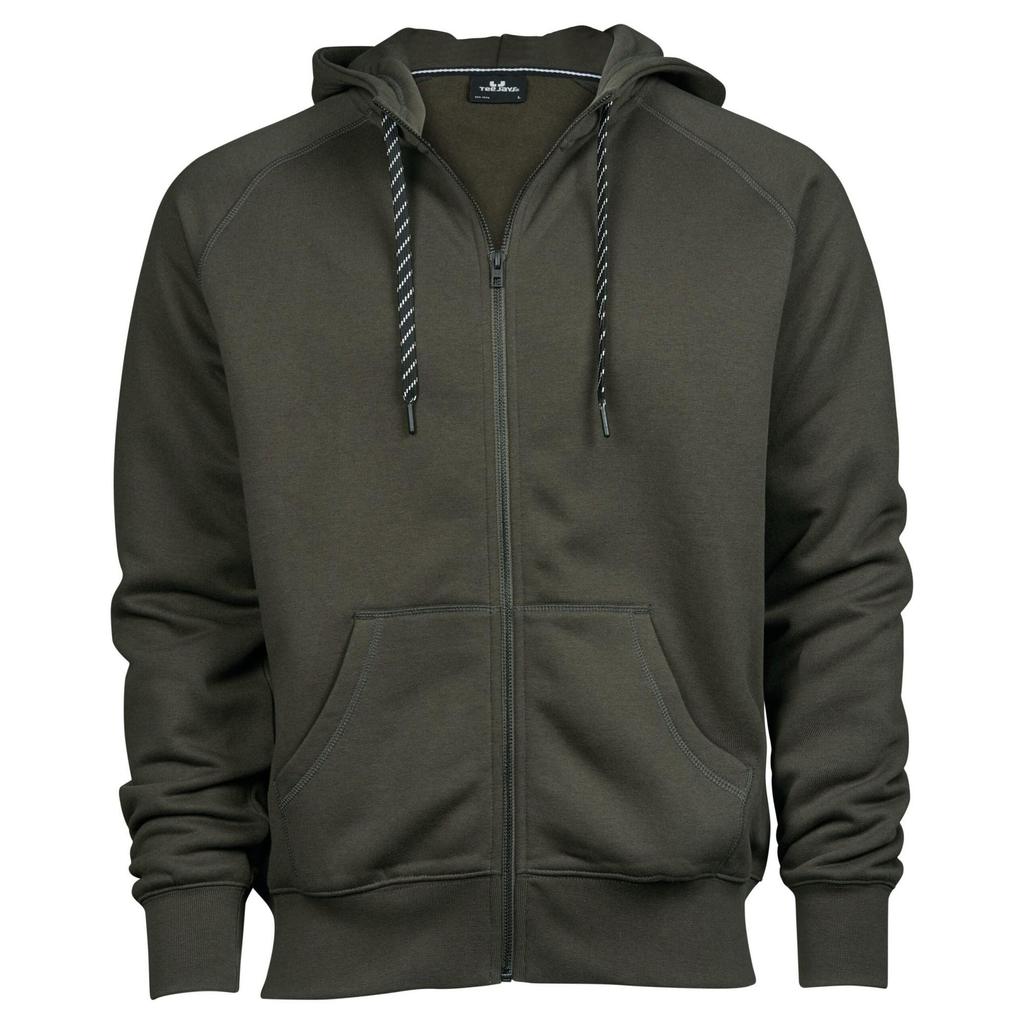 Tee Jays Mens Full Zip Hooded Sweatshirt