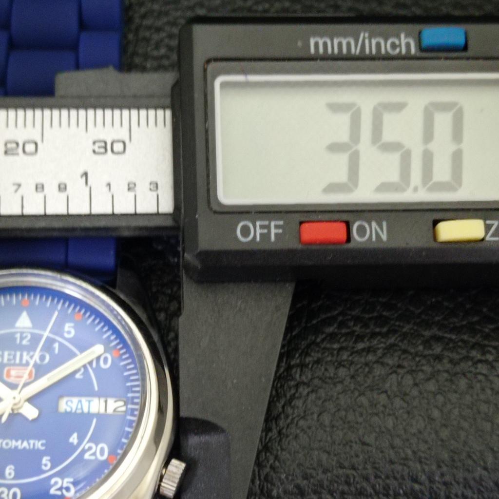 USED VINTAGE SEIKO 5 AUTOMATIC 7S26A JAPAN MENS BLUE COLOR DIAL WATCH A433431-2