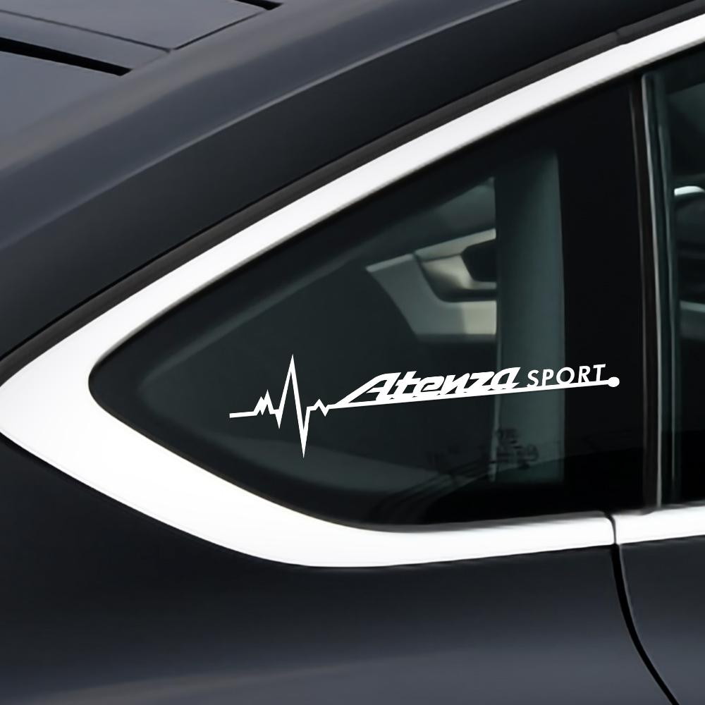 Car Styling 2pcs Car Side Window Body Decoration Stickers For Mazda Axela Atenza CX-3 E CX-5 CX-8 MS Demio MPS 3 6 Car Accessories