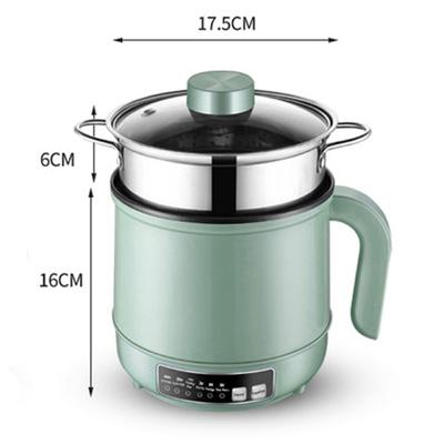 Mini Multifunction Electric Cooking Machine 1.7L Single/Double Layer Hot Pot Intelligent Electric Rice Cooker Non-stick Pan Pots