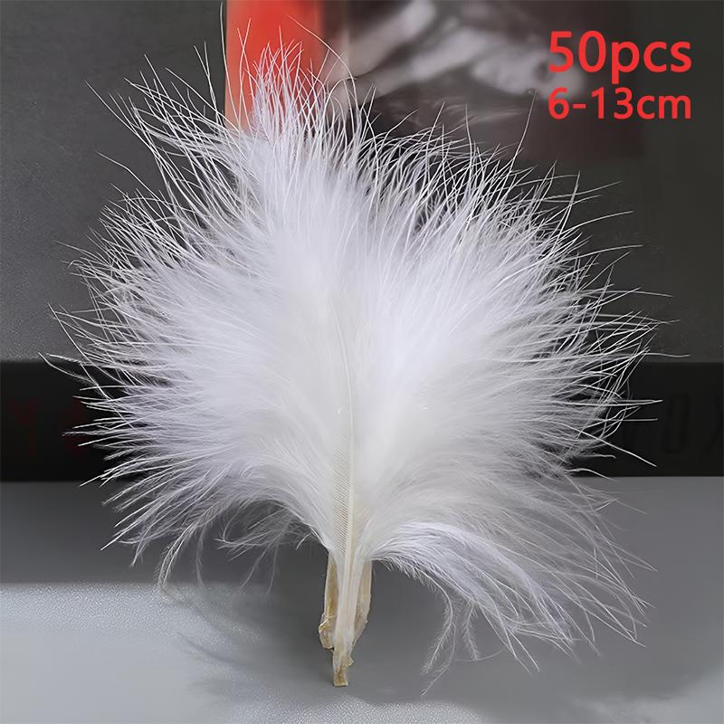 

6-13cm Turkey Feathers 50pcs Decoration Small Big Long For Crafts Clothing Dreamcatcher Making Carnival Pluma Chicken Mix Colors 6-13cm