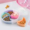 Multi-function Food Storage Tray with Lid Food Containers Tray To Keep for Nuts and Candy Dried Fruit Snack Plate Serving Platte