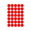 Colorful A5 Dot Stickers: Blank Round Adhesive Labels for Handwriting, Classification, and Sealing