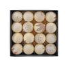 Holiday Display Baubles, 16 Count, 7.5 Cm Textured Tree Set with Light-Catching Finish for Window, Shelf, and Party Use