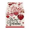 Valentinstag Tischläufer, Superweiche Tischdecke, Geeignet für Catering, Hochzeiten, Küchen, Partys, Feiertagspicknicks und Heimdekoration.